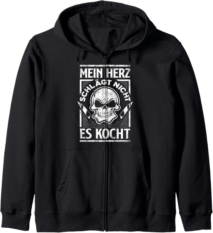 Mein Herz Schlägt Nicht Es Kocht - Geschenk Hobby Kapuzenjacke