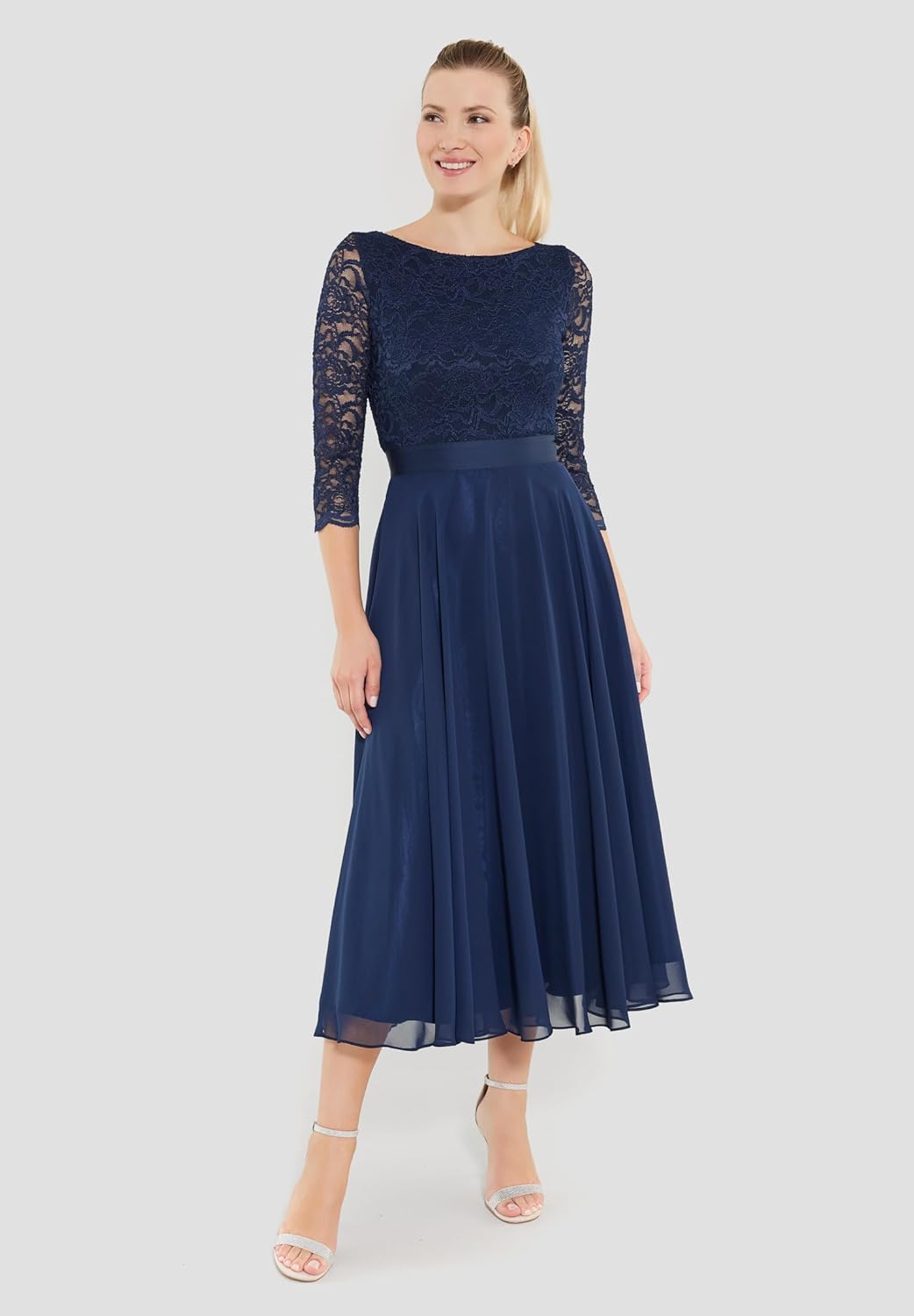 Swing Damen Abendkleid Marine 36