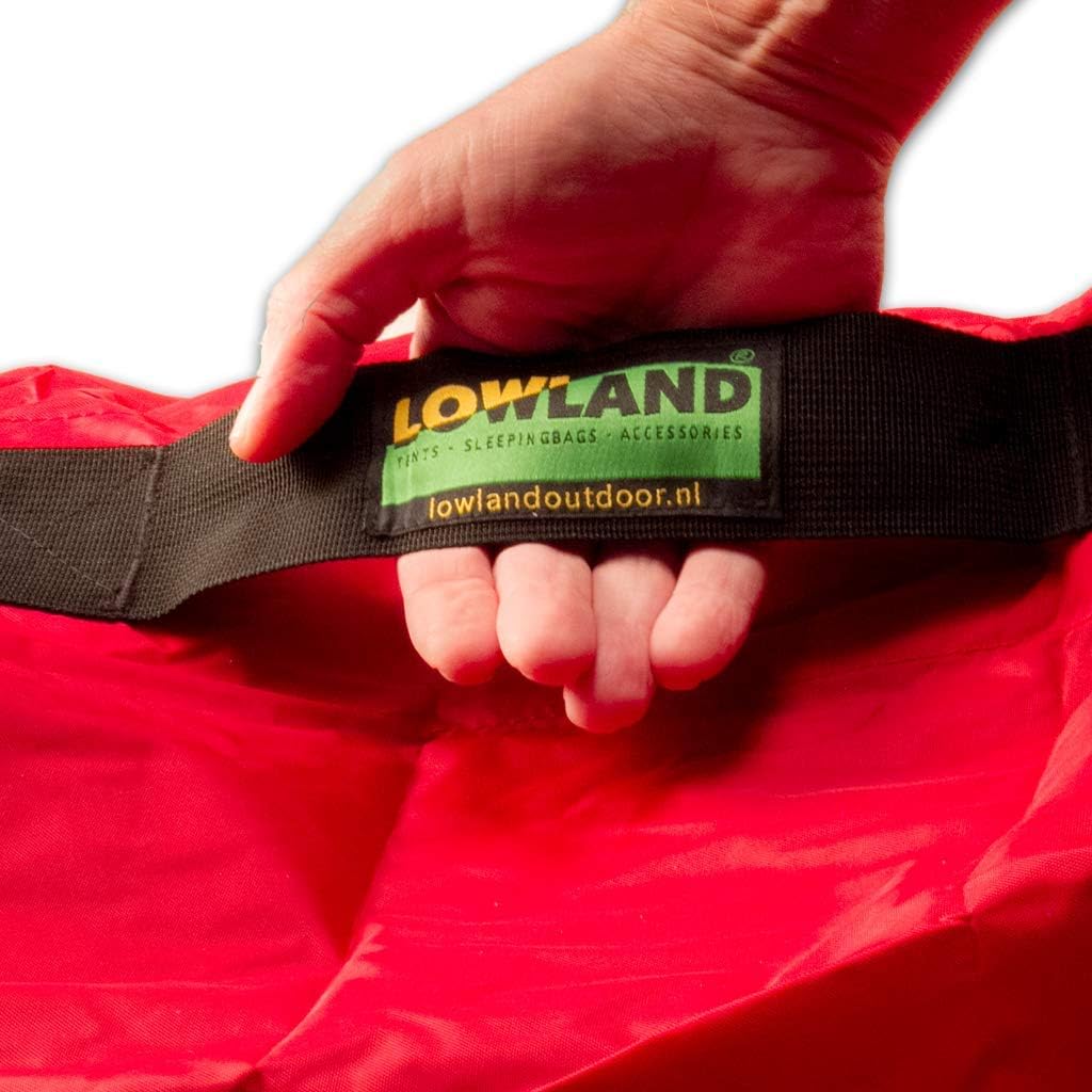 LOWLAND OUTDOOR® Transporthülle für Rucksäcke Rot, Rot