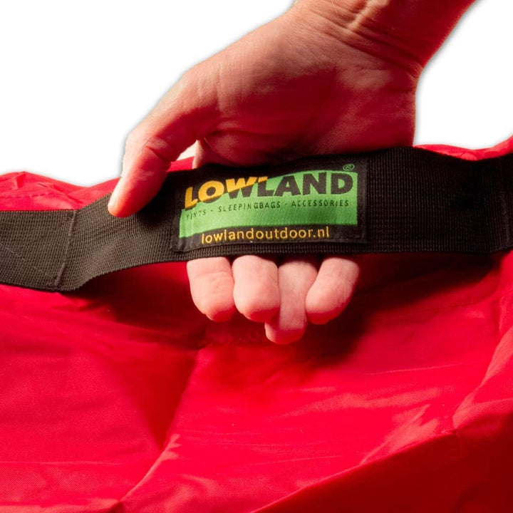 LOWLAND OUTDOOR® Transporthülle für Rucksäcke Rot, Rot