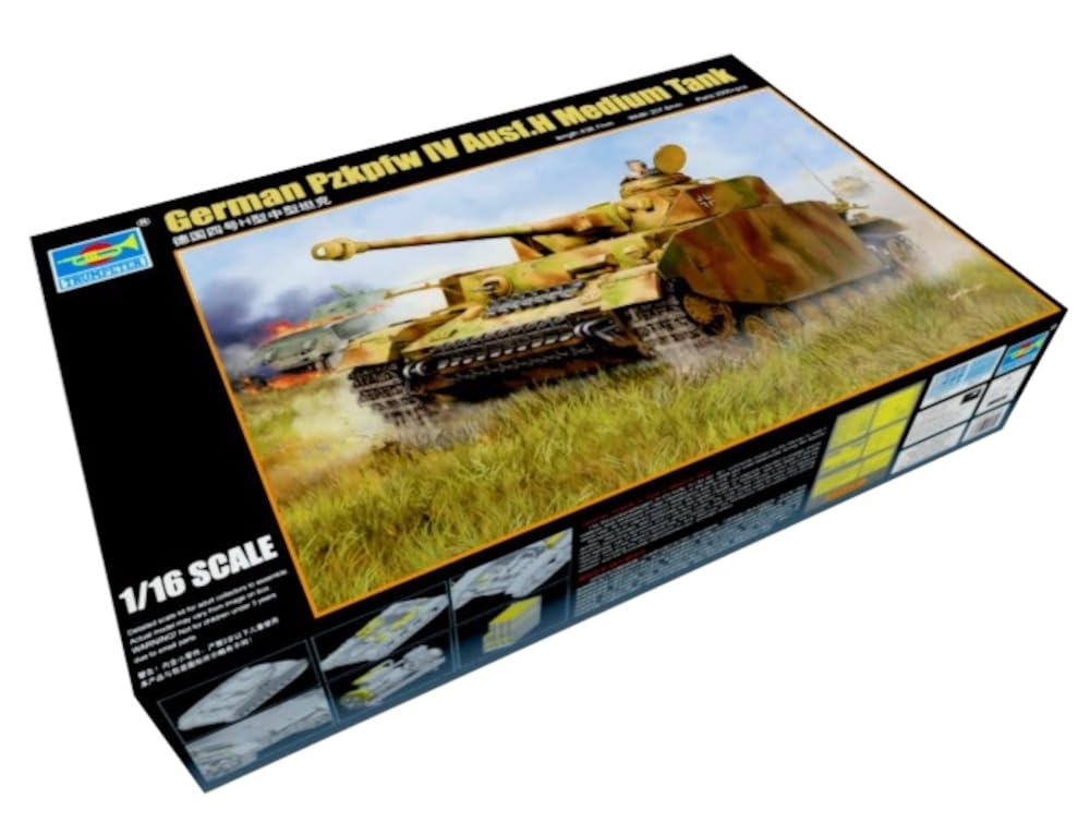 Trumpeter 1/16 PzKpfw IV Ausführung H, Mehrfarbig, TRU00920