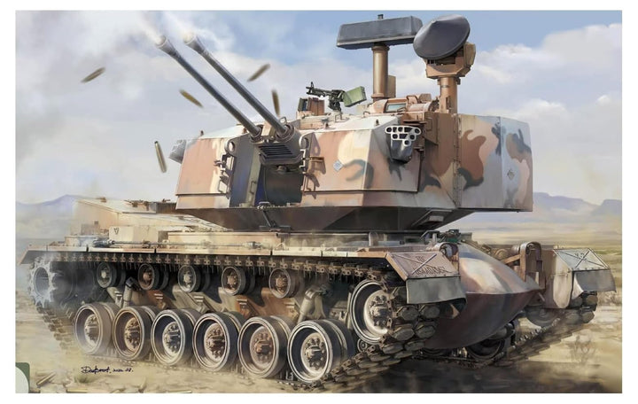 Tacom TKO2160 1/35 US Army M247 Sargent York Anti-Lufttank, Kunststoffmodell