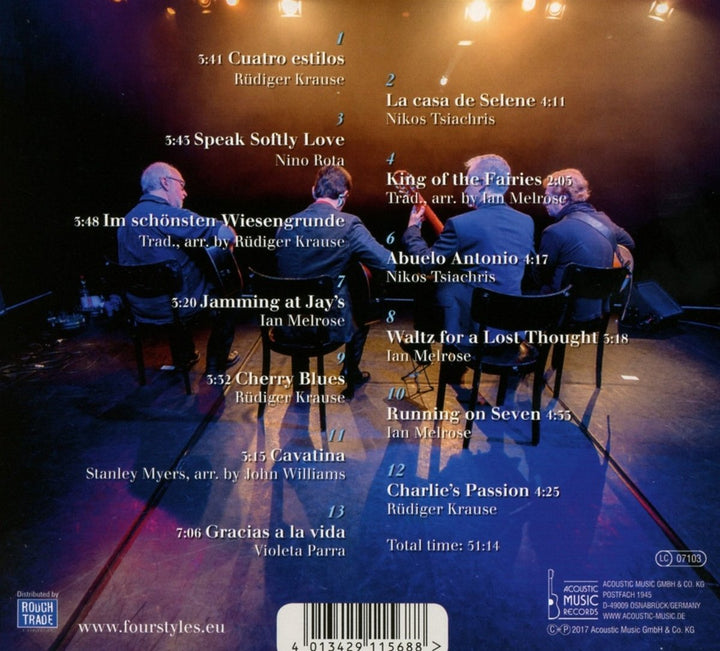 Cuatro Estilos, Audio-CD