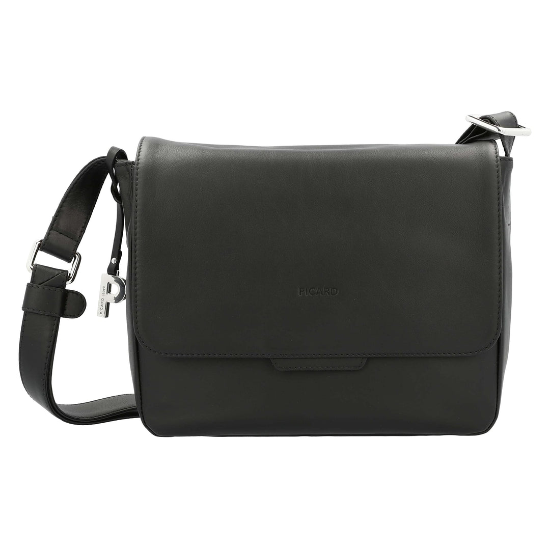 Picard Damen Schultertasche TIMELESS aus Echtleder Mittel | mit Magnetverschluss | Schultertasche |