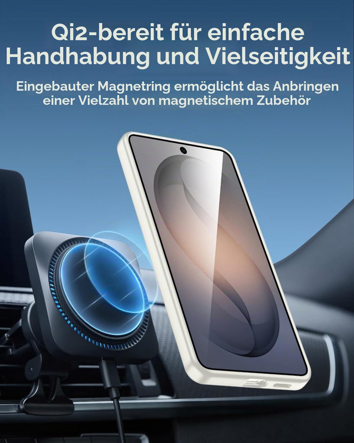 Miimall Magnetische Hülle Kompatibel mit Samsung Galaxy S26 Ultra Hülle Ultradünn 2026, PC+TPU Stoss