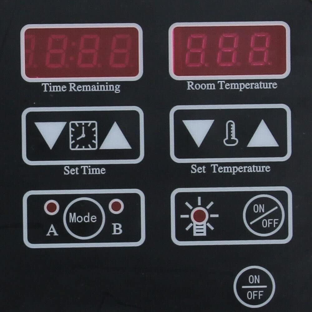 HuKaiL 3-9 KW Saunasteuerung Saunasteuergerät mit Temperaturfühler, 40-105 ° C Sauna Digital Control