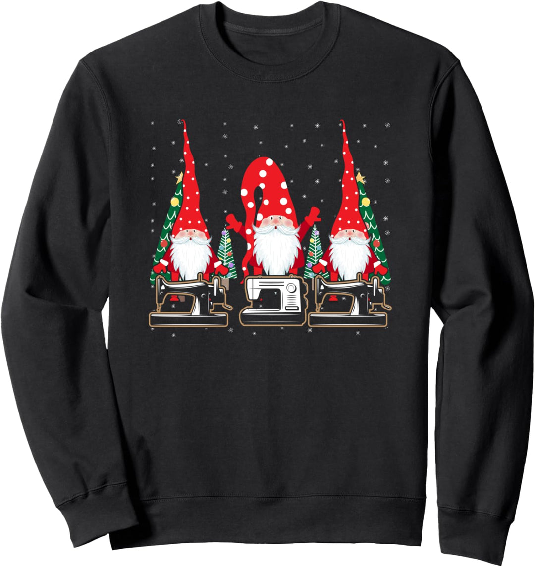 Nähen von Gnomen Drei schuldige Gnomies Weihnachten Sweatshirt