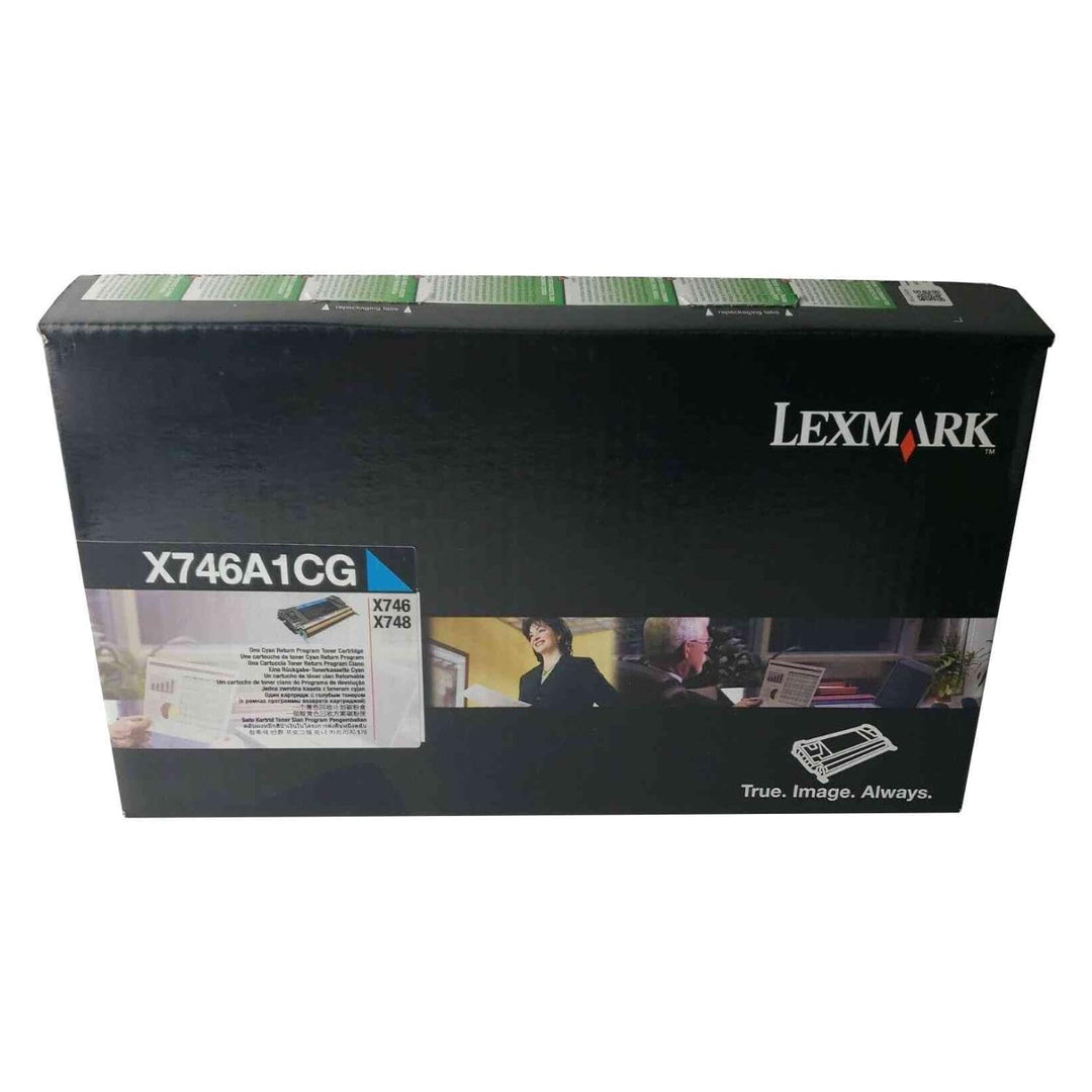Lexmark Original X746A1CG Toner Cyan X 746 DE