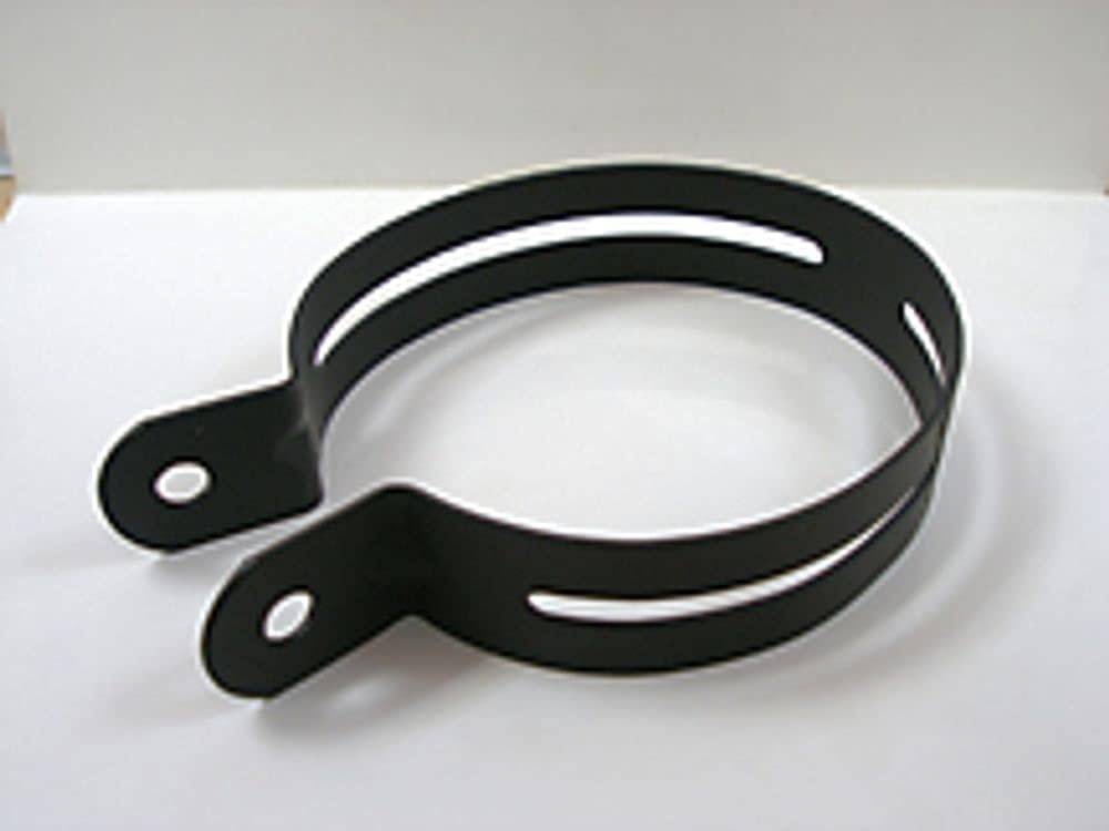 IXIL Auspuffschelle Edelstahl schwarz, oval (Black)