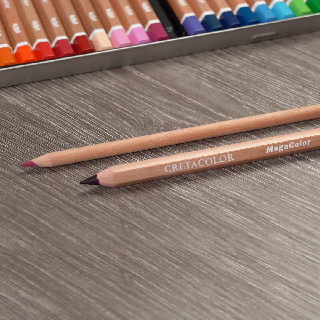 Cretacolor MegaColor sortiert, 36er-MET 36 Stück (1er Pack), 36 Stück (1er Pack)