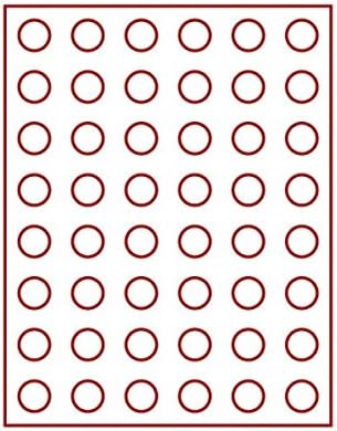 LINDNER Das Original Münzbox Standard mit 48 runden Vertiefungen für Münzen mit Ø24,25 mm