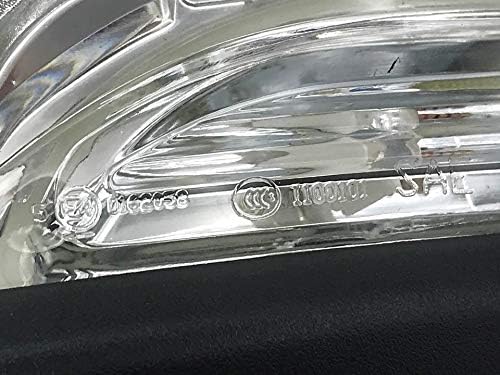 HZ-DESIGN Blinkleuchte Spiegelblinker mit Umfeldbeleuchtung rechts passend für Passat Eos
