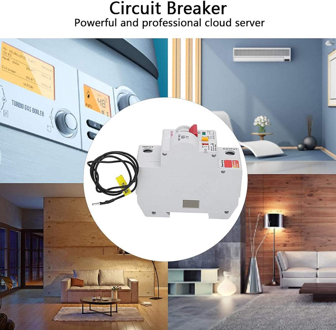 AC220V Smart WIFI-Leistungsschalter Miniatur-Leistungsschalter PA66-DSM Flammhemmende Shell-Unterstü