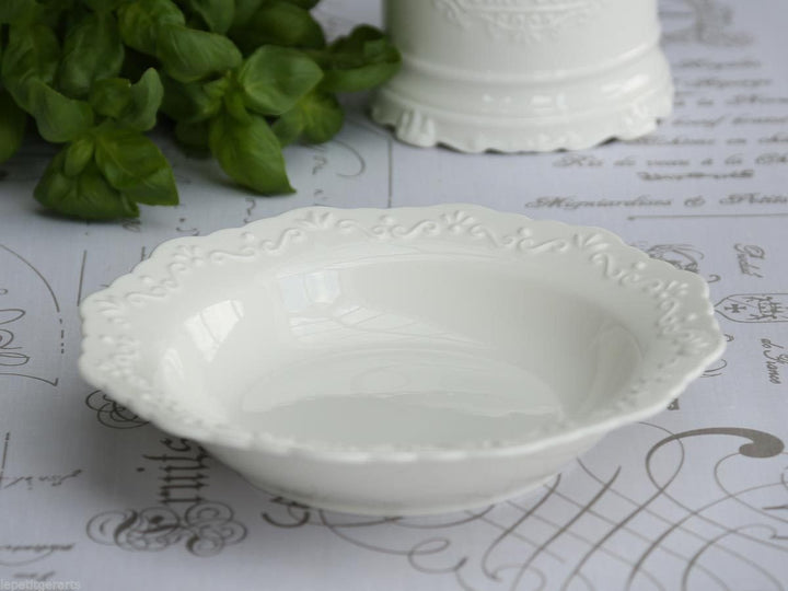 Chic Antique tiefer Teller Provence Suppenteller Porzellan Ø 21 cm