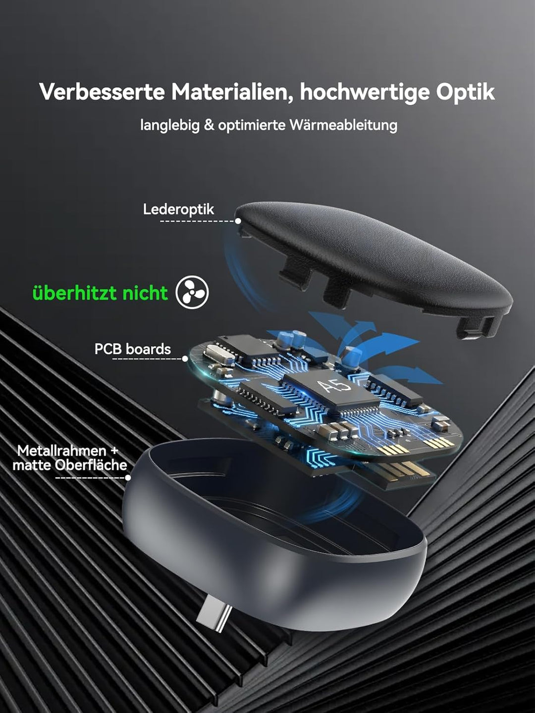 Spedal CarPlay Wireless Android Auto Adapter – per Tastendruck zwischen Zwei Handys wechseln (iPhone