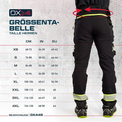 Portwest DX4 Bundhose, Grösse: 28, Farbe: Metal Grau, DX449MGR28 28 Metallgrau, 28 Metallgrau