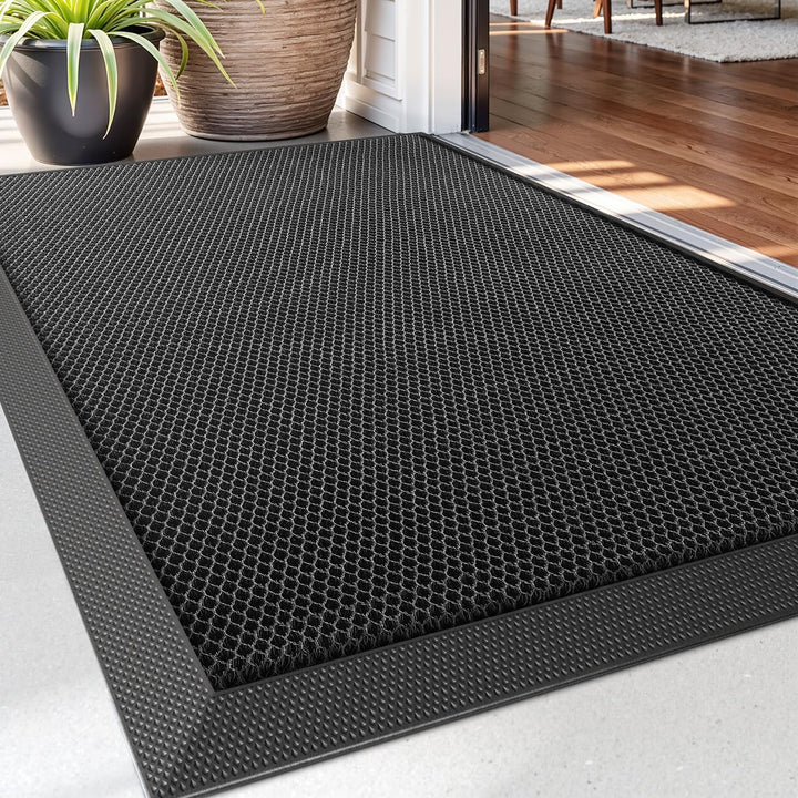 DEXI Fussmatte aussen 60 x 90 cm, extrem rutschfeste Schmutzfangmatte, langlebig Fussabtreter aussen