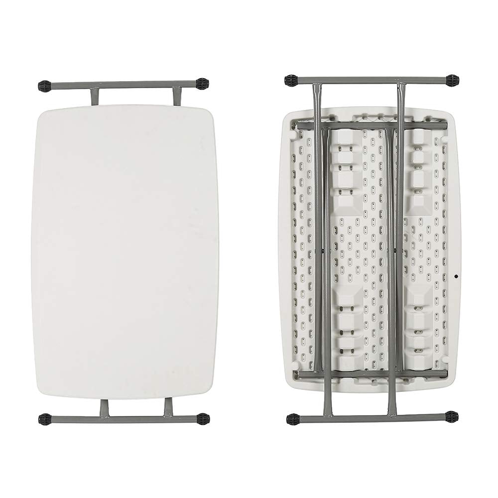 Klapptisch, Campingtisch, 76 cm, Tisch, Picknicktisch, mit höhenverstellbar, 50/62/74 cm, für Garten
