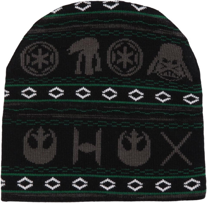 Star Wars Holiday Print Jacquard Knit Beanie