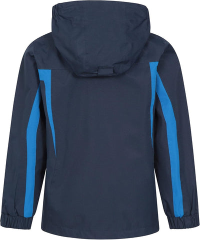 Mountain Warehouse Samson Jacke für Kinder - Regenjacke mit getapten Nähten, verstellbare Bündchen,