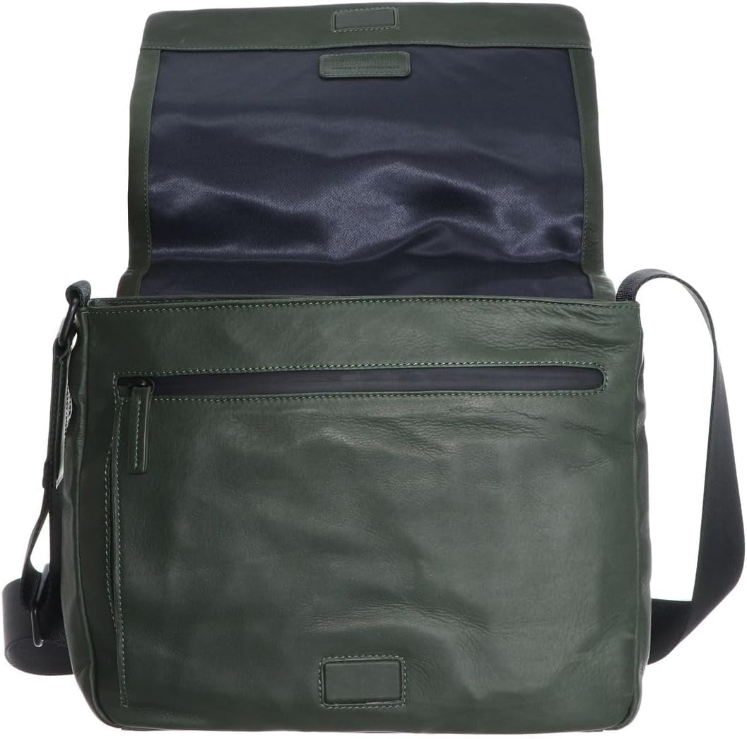 Leonhard Heyden Den Haag - Umhängetasche M Leder 32 cm Olive, Olive