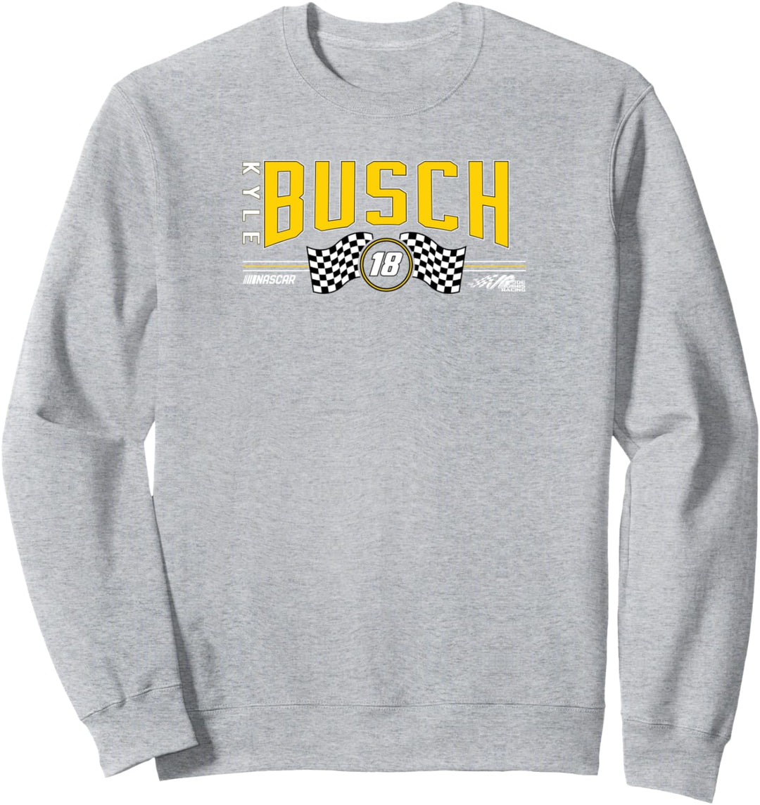 NASCAR - Kyle Busch - Racing Flags Sweatshirt