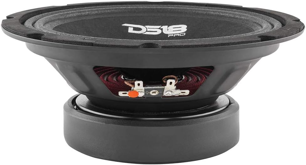 DS18 Car Midrange Speaker 8" Inch 580w Watt 4Ohm Bass Loudspeaker PRO-GM8.4 Classic 8-Inch 4-Ohms, C