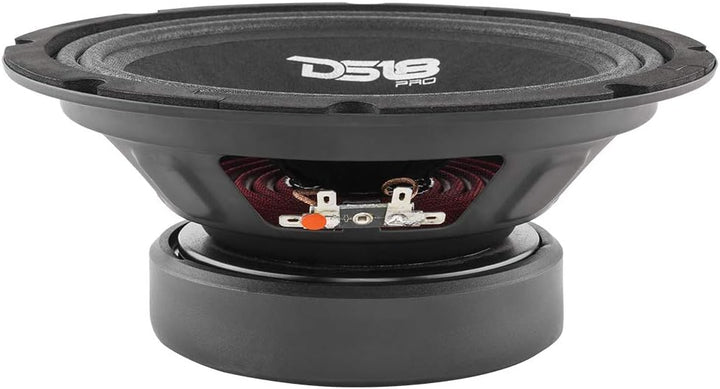DS18 Car Midrange Speaker 8" Inch 580w Watt 4Ohm Bass Loudspeaker PRO-GM8.4 Classic 8-Inch 4-Ohms, C