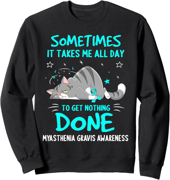 Myasthenia Gravis Awareness Katzenband Sweatshirt