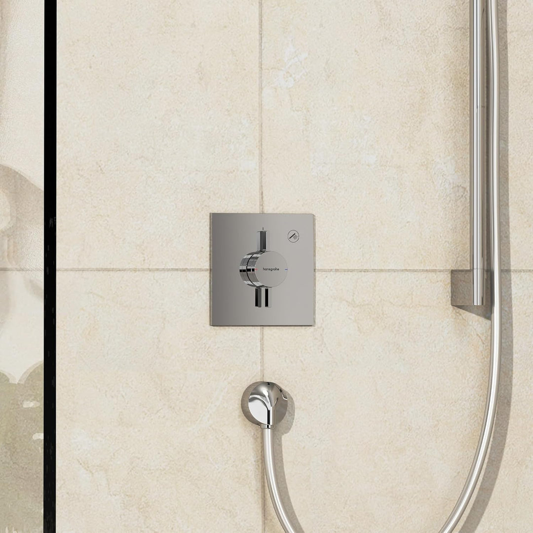 hansgrohe DuoTurn E - Duscharmatur Unterputz für 1 Verbraucher, Mischbatterie Dusche eckig, Einhebel
