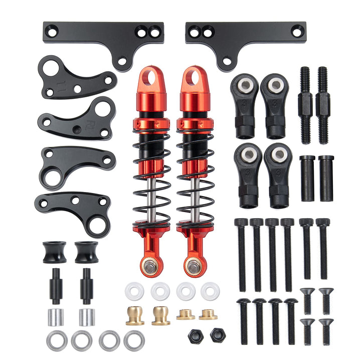 AXspeed Metal Cantilever Suspension Kit 2 Stück 70 mm RC-Stossdämpfersatz für 1: 10 Axial SCX10 II 9
