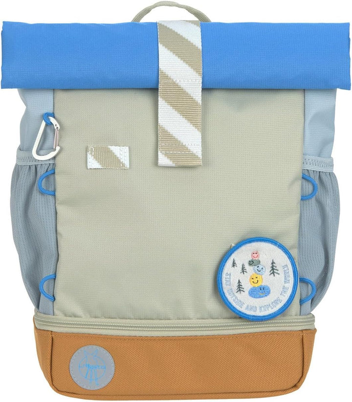 LÄSSIG Kindergartenrucksack Kinderrucksack Rolltop mit Brustgurt wasserabweisend, 11 Liter/Mini Roll
