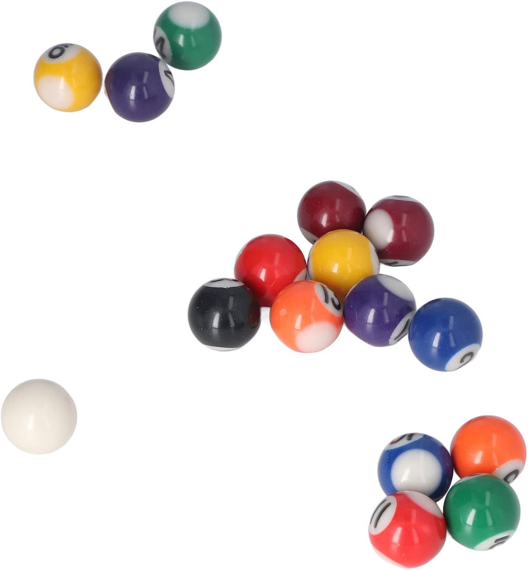 25mm Mini-Billardkugel, 16 Stück ressins Billard Zubehör für Kinderspielzeug und Frühschulpuzzlespie