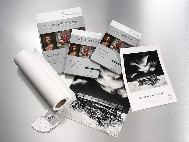Hahnemühle 10641615 Digital FineArt Photo Rag Ultra Smooth, 305 g/m², DIN A4, 210 x 297 mm, weiss