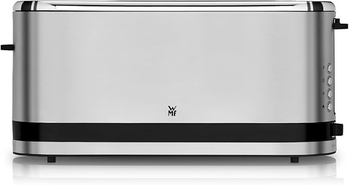 WMF Küchenminis Toaster Langschlitz mit Brötchenaufsatz, 2 Scheiben, XXL, Bagel-Funktion, 7 Bräunung