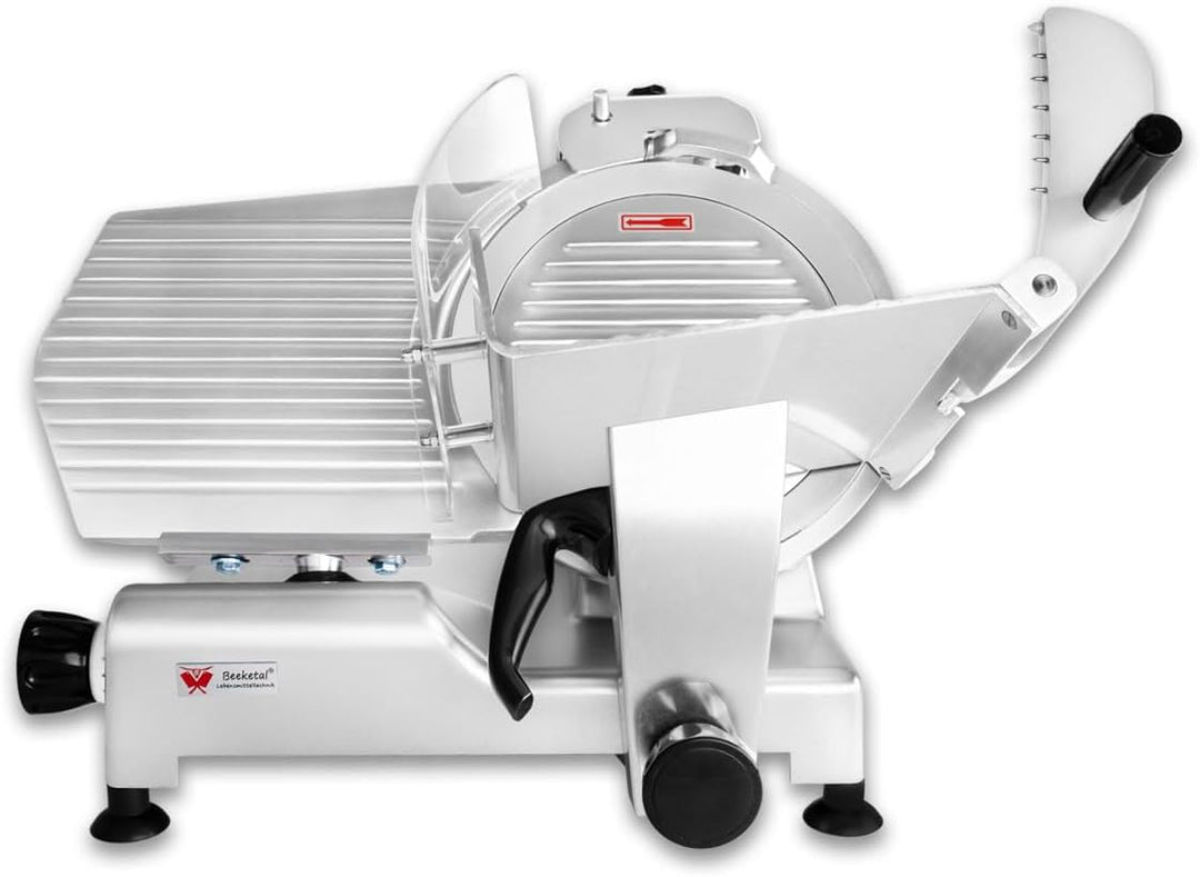 Beeketal 'Profi 300' Aufschnittmaschine mit Ø 300 mm Spezialmesser (glatte Schneide), Schnittstärke