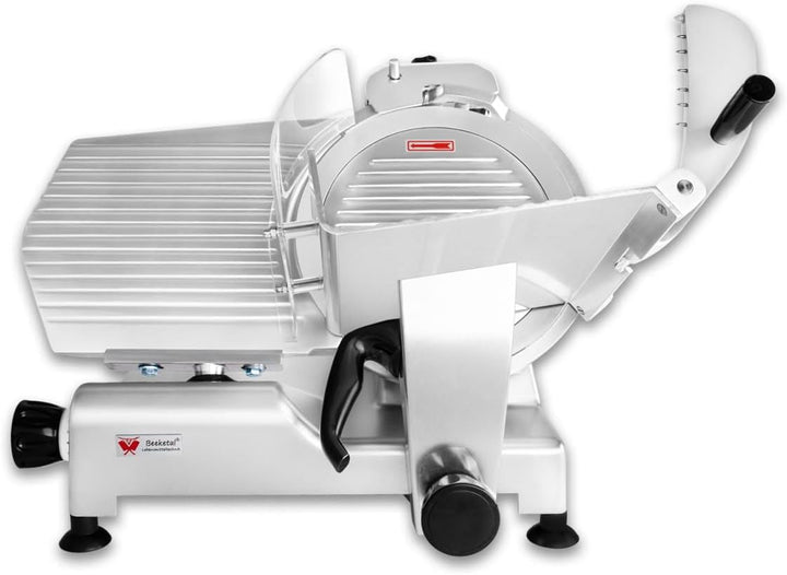 Beeketal 'Profi 300' Aufschnittmaschine mit Ø 300 mm Spezialmesser (glatte Schneide), Schnittstärke