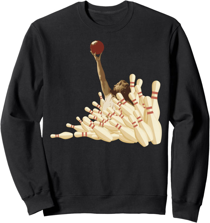 The Big Lebowski Bowling Pins Portrait Sweatshirt