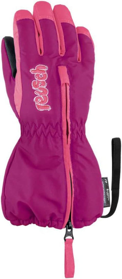 Reusch Baby-Mädchen Tom extra Warmer, winddichter und atmungsaktiver Skihandschuh IV 3329 fuchs purp