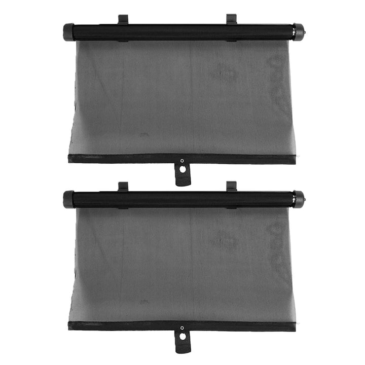 sourcing map Sonnenschutzrollos Sonnenschutz 2 Stück Faltbar Auto 45cmx40cm