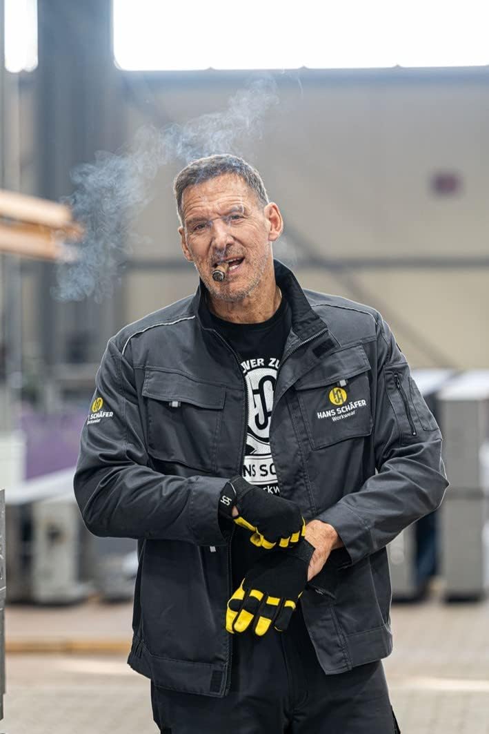 Hans Schäfer Workwear HSW Professional – Arbeitsjacke für Herren – Bequeme und strapazierfähige Bund