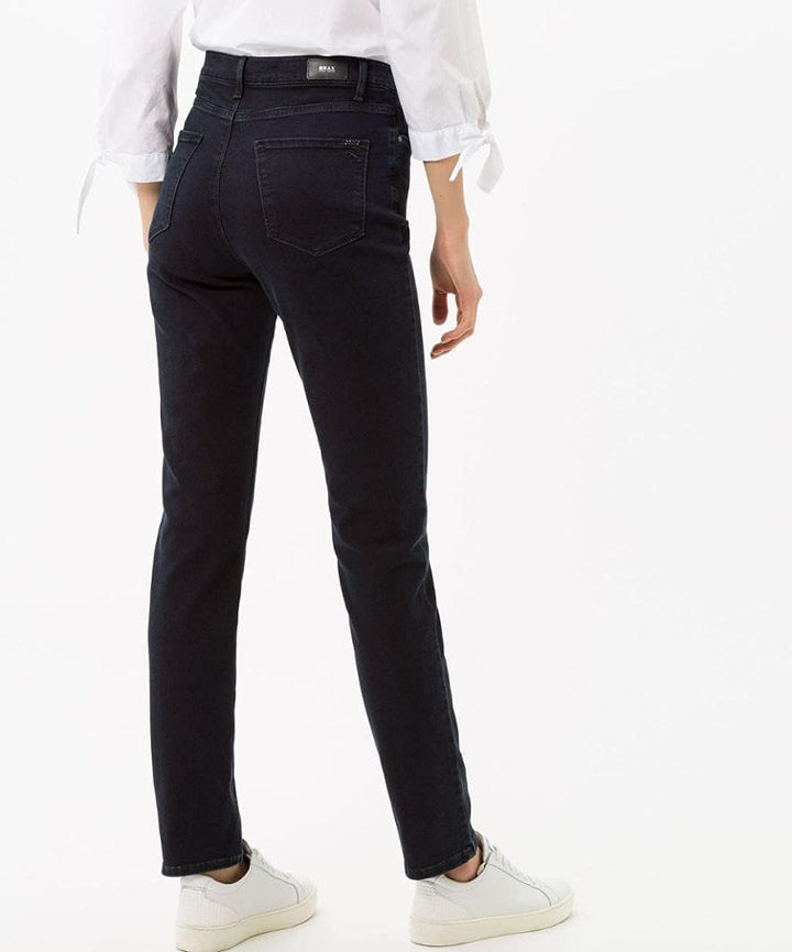 BRAX Damen Style Mary Blue Planet Nachhaltige Five-Pocket Jeans 26W / 32L Clean Dark Blue, 26W / 32L