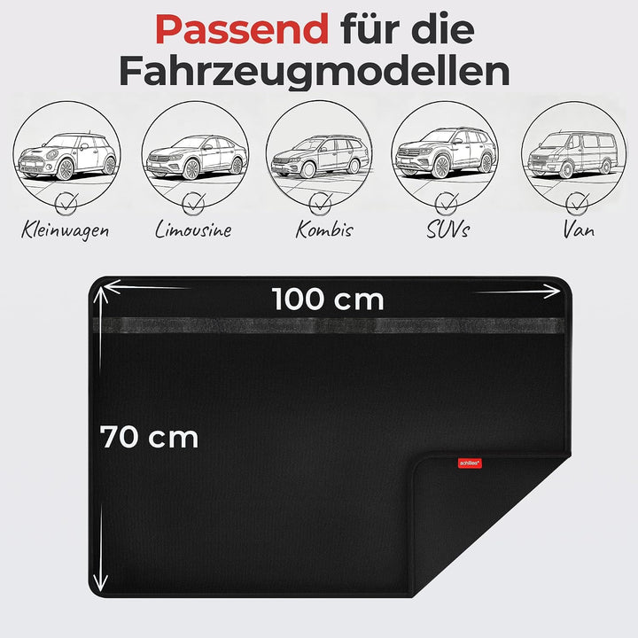 achilles Ladekantenschutz Kofferraum – Auto Kofferraum Schutzmatte Hund – Kratzfest und Wasserdicht