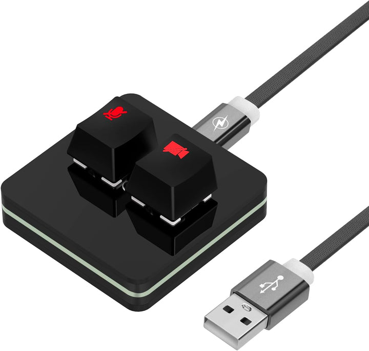 Geekria RGB Meeting Mute Controller Kompatibel mit Windows Google Meet App, Stumm/Unmute Mikrofon Au