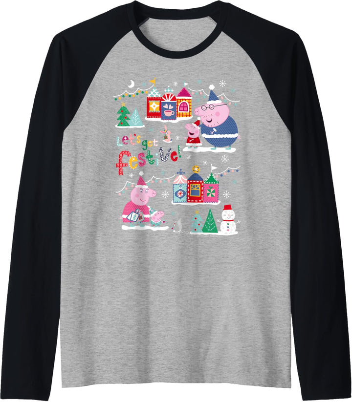 Peppa Pig Festive Wonderland Raglan
