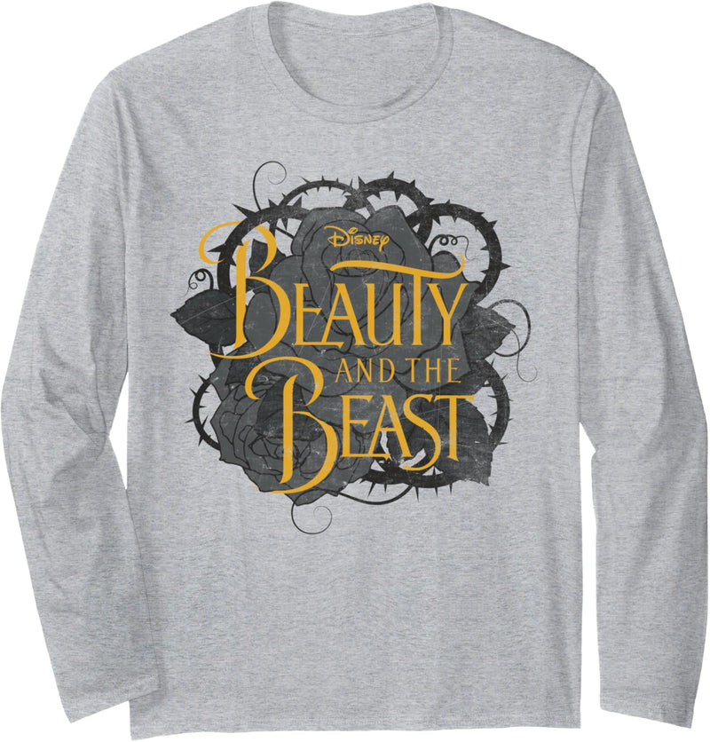 Disney Beauty & The Beast Thorn Wrapped Rose Langarmshirt