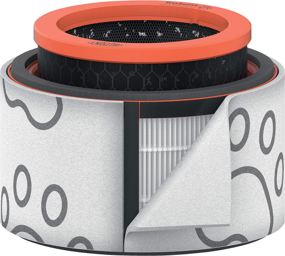 Leitz TruSens Tier 3-in-1 HEPA Filtertrommel für Leitz TruSens Z-1000 Luftreiniger, Waschbarer Vorfi