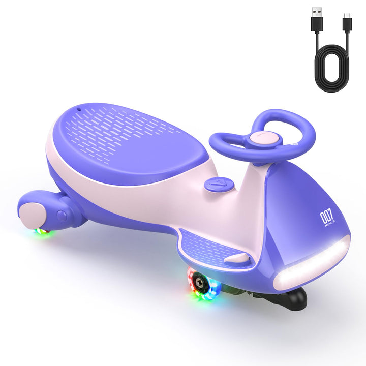 FanttikRide 12V N7 Pro Kinder Elektroauto, Elektrisches Rutschauto mit Pedal, Typ C aufladbar Batter
