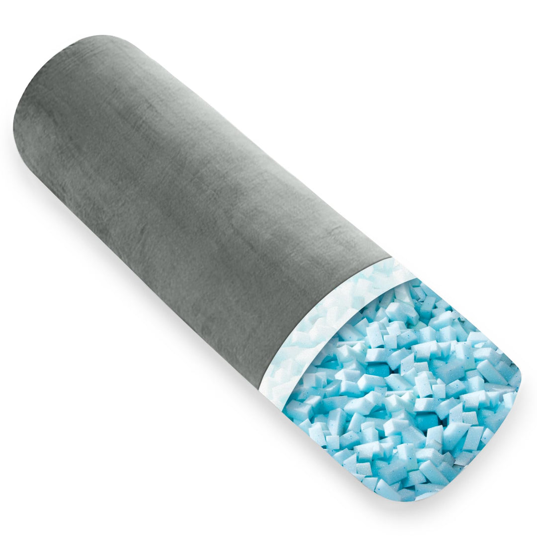 Body Pillow for Adults, Full Body Pilllow for Sleeping, Long Round Cervical Pillow, Bolster Side Sle