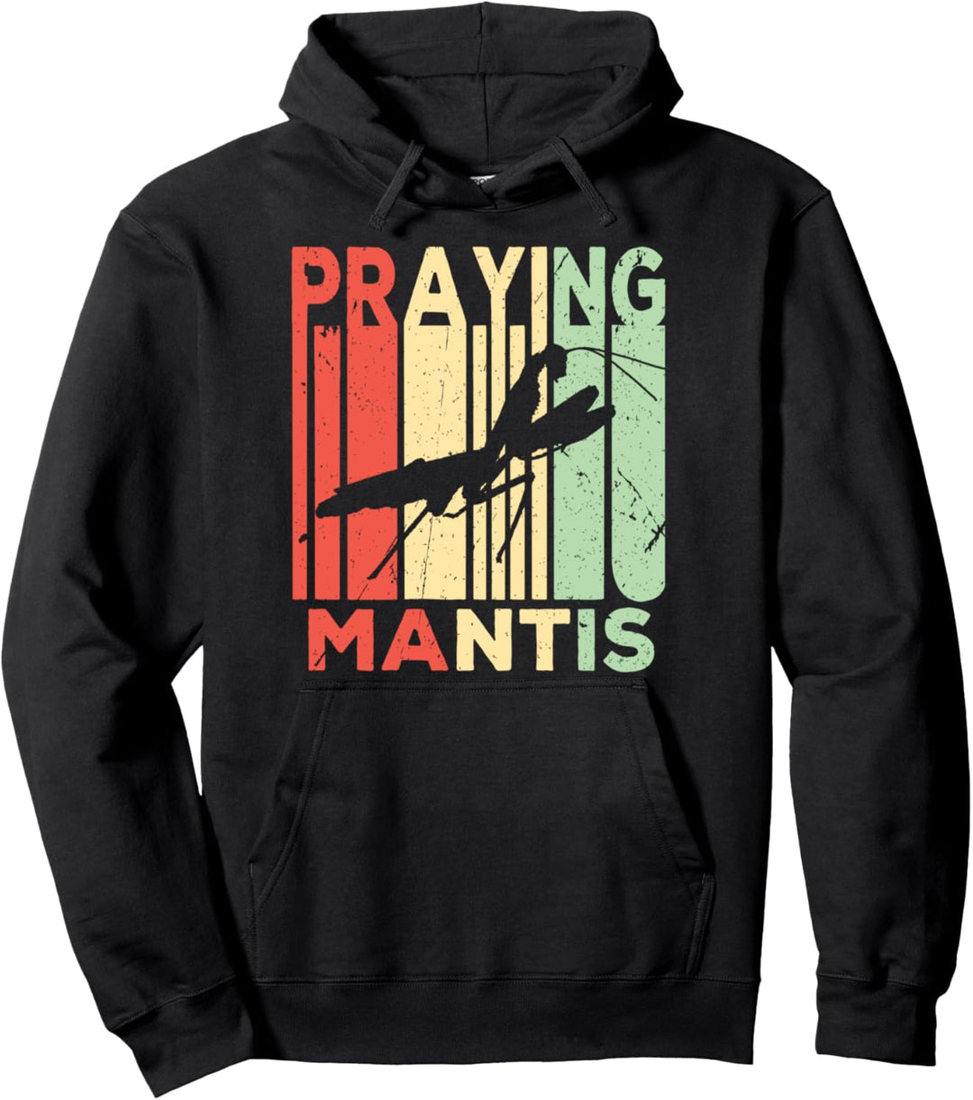 Praying Mantis Retro Vintage Unisex Pullover Hoodie